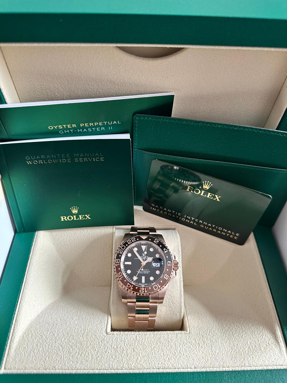 Rolex GMT-Master II 126715CHNR "Root Beer" Everose Gold 2024