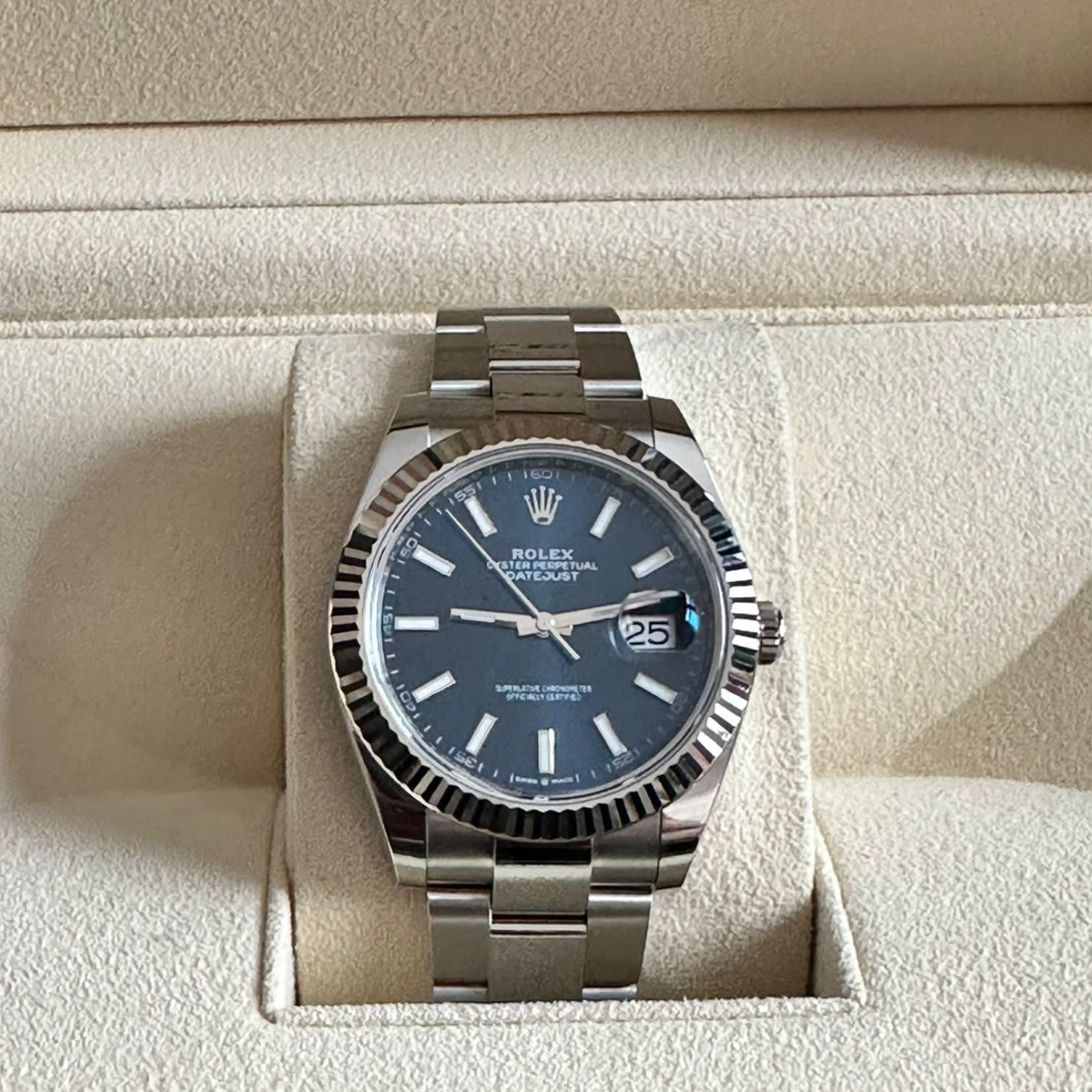 Rolex Datejust 41 126334 Oystersteel & White Gold Blue Dial 2023 Unworn