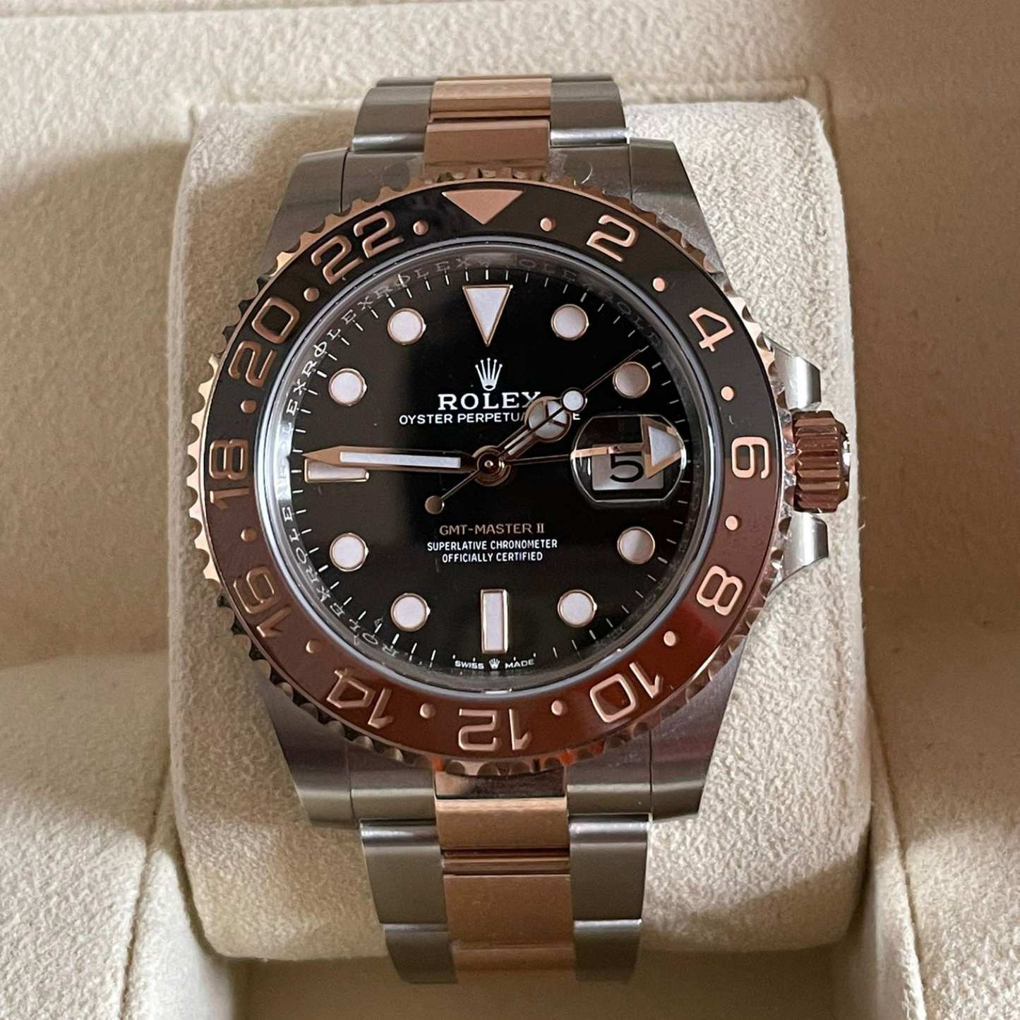 Rolex GMT-Master II 126711CHNR "Root Beer" Oystersteel And Everose Gold 2023