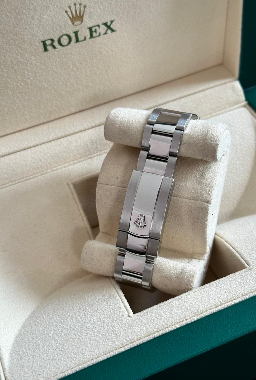 Rolex Datejust 41 126334 Oystersteel & White Gold Wimbledon Dial 2023